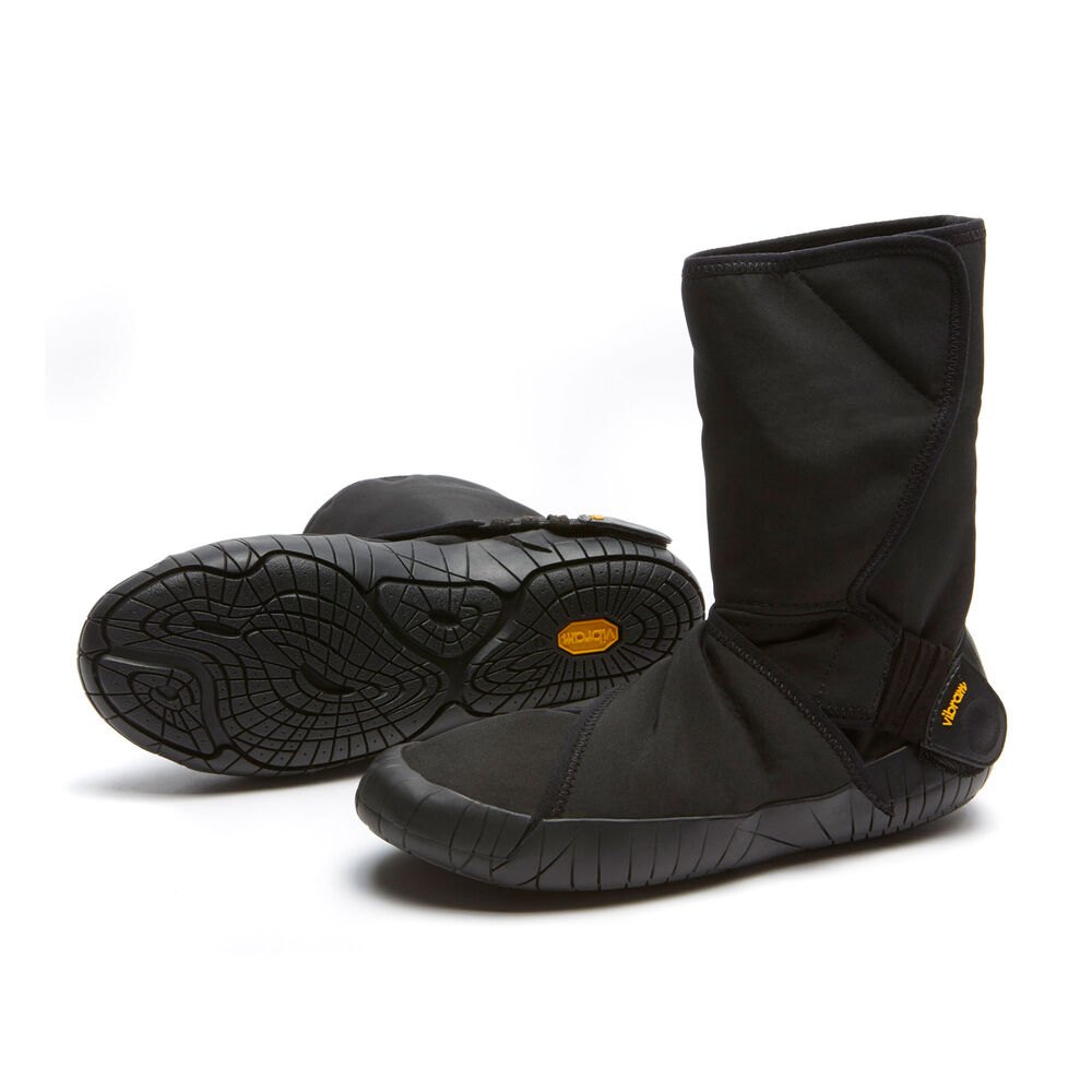 Vibram Furoshiki Dame Støvler Sort - New Yorker Mid - 2043DJVYU